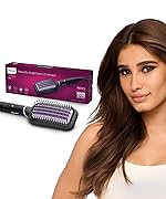 Philips India’s No.1 Hair Styling Brand -Hair Straightener Brush, Naturally Straight in 5 Mins,5X Less Frizz,SilkProtect Keratin Tech,Triple Bristle Fast 50s Heatup,Scalp Protect,For Indian Hair,BHH880- Amazon