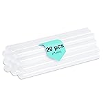 GLUN® Glue Sticks, 11mm Transparent Glue Gun Sticks, 20 Piece for DIY Craft Work, Gift Decoration Electronics Repairing & Office Use- Amazon