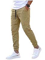 ANNI Designer Men Cargo Pants Cotton Solid | Cargo Pants for Men | Mens Cargo Trouser | Multi Pocket Cargo Pant Regular Fit | Casual Stylish Bottom Wear for Mens Comfortable Clothing- Amazon