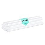GLUN® Glue Sticks, 7mm Transparent Glue Gun Sticks, 10 Piece for DIY Craft Work, Gift Decoration Electronics Repairing & Office Use- Amazon