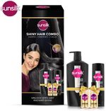 SUNSILK Shiny Hair Combo (Radiant Black Shine Shampoo+Condioner+S…more- Flipkart