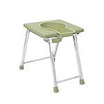 NEOSAFE Stainless Steel Premium Folding Shower Bathing Room Mobile Commode Stool Indian Toilet Seat for Elderly Disabled Man and Pregant Women Support Safe Chair Anti-Slip (Pista, LR-Stool)- Amazon
