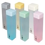 Frosty Square Fridge Water Bottles Set of 6 | 1 Litre BPA Free Plastic Fridge Bottles | Slim Refrigerator Water Bottle Set for Home & Office- Amazon