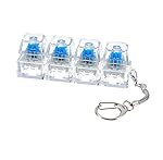 Keyboard Keychain for stress Relief, Keyboard Fidget Keychain Keyboards Decompression Button Finger Clicker Toys Sensory Fun Toys Button Stress Relief Fidgets Gifts to Relieve Stress for Adults- Amazon