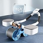 Lifelong LLAR02 Ab Roller With Automatic Rebound, Elbow Support, Timer & Mobile Holder, Dual Non-Slip Wheels, Professional Core Strength Training Ab Roller, Home Gym Core Trainer With Knee Pad – Blue- Amazon