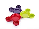 Unbreakable Children’s Plastic Shaped Serving Food Plate, Fruit Plate, Baby Cartoon Bowl Plate, Children Tableware (Multicolor Pack -3).- Amazon