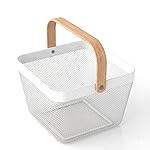 Lifelong Fruit Basket for Dining Table & Kitchen Storage| Mesh Open Storage Bin| Fruit & Vegetable Basket – Countertop Storage Organizer for Onion Potato – Basket for Storage, Square, White- Amazon