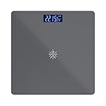 Cult Active body Weighing scale, LCD display, Weight Machine, 180 Kg, Batteries included, Tempered Glass Platform, Ideal for Home Use, Grey.- Amazon
