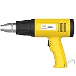 Asian Paints Trucare Heat Gun 1800 Watt Quick Hot Air Blower with Dual Temperature Setting & Nozzle Attachment for Indoor and Outdoor Shrink Wrapping Packing Drying Paint Coats (Pack of 1, Yellow)- Amazon