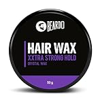 Beardo Xxtra Stronghold Hair Wax, 50 gm | Crystal Hair Wax for Men | Hair Wax Men | Hair Styling Wax for Glossy Finish & Shine | Extra Strong Hold Wax- Amazon