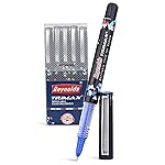 Reynolds TRIMAX RollerBall Pen SET – 5 PENS BLUE | ROLLER BALL PEN FOR WRITING | PEN FOR STUDENTS & OFFICE STATIONERY | 0.5 mm TIP SIZE- Amazon