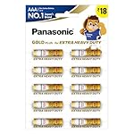 Panasonic AAA Gold Plus Batteries, Pack of 10, Long Life Premium India’s First 100% eco Friendly Battery- Amazon