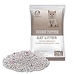 Foodie Puppies Natural Bentonite Cat Litter Sand – 5kg with Lavender Fragrance for Cats and Kittens | Clean Low-dust Strong Deodorant Litter Tray Refill with Odor Controlling and Instant Clumping- Amazon