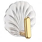 Wall Hooks Self Adhesive Heavy Duty (Pack of 1) | Transparent Decorative Shell Hooks | No Drill Waterproof Sticky Hanger for Bathroom Kitchen Keys Towels Home Organizer (1)- Amazon