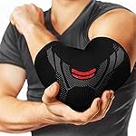 serveuttam Elbow Support for Gym (1 Pair) – Elbow Brace for Men Women Workout | Elbow Compression Sleeves for Tendonitis Pain Relief, Tennis, Volleyball, Cricket – Elbow Pain (Robotic Red, S)- Amazon