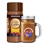 Toffee Coffee Roasters | Ethiopia Speciality Instant Coffee With Free Mason Jar | As Seen On Shark Tank | 100 gm | 100% Arabica | Ready in Seconds | Microground Technology | Makes 50 Cups- Amazon
