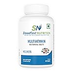 Steadfast Nutrition Multivitamin Multi Minerals Vitamins Omega-3 Fatty Acids Immunity Booster (60 Tablets)- Amazon