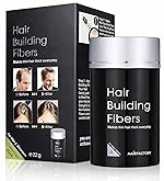 SKINPLUS Hair Building Fibers, Keratin-Derived Fibres For Naturally Thicker Looking Hair, Thick Fiber (Black)- Amazon
