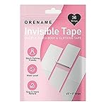Double-Sided Tape for Fashion, Tape for Clothes, Fabric Tape for Women’s Clothing and Body, All Day Strength, Invisible, Transparent, No Residue, Strong, Pink (36) | ?14L x 4W cm- Amazon