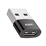 AGARO USB 3.0 Type C Female to USB Male OTG Adapter, 5 Gbps High-Speed Data Transfer, Compatible with Laptops, Tablets, Smartphone, Chargers and More Devices with Standard USB A Interface- Amazon