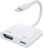 Esbeecables Lightning To Hdmi Adapter For Iphone Ipad, Apple Mfi Certified 1080P Lightning To Digital Av Adapter Sync Screen Converter With Charging Port For Iphone Hdmi Converter To Hd Tv Projector- Amazon