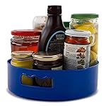 HomeWiz Multi-Purpose 360° Rotating Organizer Tray | Kitchen Accessories Items | Kitchen Organizer Rack | Kitchen Tools | Easy – Access Turntable for Spices, Storage & More | Light Blue- Amazon