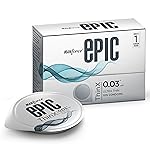 Manforce Epic Thinx Ultra Thin Condoms for Men – 10 count| 0.03mm| Vegan| No Harsh Chemicals| Easy peel pack with disposable pouch- Amazon
