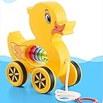 Mini Steps Pull Along Duck Toy – Baby Walking Toy, Safe & Fun Toddler Play Gift- Amazon