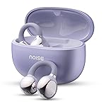 Noise Air Clips Wireless Open Ear Earbuds with Chrome Finish, AirWave™ Technology,Up-to 40H Playtime, Dual Device Pairing, Quad Mic with ENC,12mm Driver,BTv5.4 (Pearl Purple)- Amazon