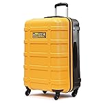 uppercase Cargo 74cm(Large) Check-in Trolley Bag Dualtone Spinner Hardsided Luggage Secure Combination Lock Scratch-proof Surface Mesh ConviPack Suitcase for Men & Women 2000 Days Warranty(Yellow)- Amazon
