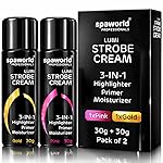 Strobe Cream For Face Pink & Gold (30+30g) | Superb Radiant Combo | Highlighter + Primer + Moisturizer | Hydrating & Illuminating Makeup Base for Instant Glow- Amazon