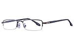 Unisex Rectangle Half Rim Power Reading Glasses (+2.75, Brown, 9060)- Amazon