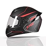 TVS XPOD Aerodynamic Helmet for Men-ISI DOT Certified, Ultrawide Visor, Quick Release Strap-Premium Bike Helmet with Enhanced Air Circulation- Amazon