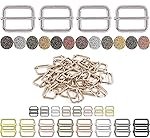 DIY Crafts Side Slide Release Buckles Tri-Glide Slide Only, Nylon Webbing Strap Plastic/Metal D Ring Snap Hook for Luggage Belt Handle Pet Collar Bag (5 Pcs Slide Buckles, Nickel Silver)- Amazon