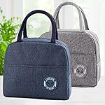 Milton Reusable Lunch Bag,Combo Pack Tiffin Bag for School, College, Office,Picnic Travels Waterproof Lunch Bag Insulated Lunch Bag with Handles, Ocean Fish and Arrow Print Design, Set of 2- Amazon