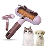 Pet Hair Remover Roller | Remover and Reusable lint Roller | Portable Dog and Cat Hair Remover | Multi Surface – Couch, Furniture, Carpet, Clothing | Easy to Use Fur Removal Tool (Brown)- Amazon