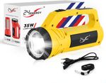 24 ENERGY Duo Hand Torch Light Torch Yellow, 19 cm, Rechargeable- Flipkart