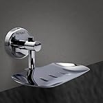 Stainless Steel Bathroom Soap Holder | Soap Stand for Bathroom | Soap Dish for Bathroom Accessories (Chrome, Pack of 2)- Amazon