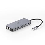 Digitek® (DUH 008) 8-in-1 Type C USB Hub 3.0 with Type C Coupler, Multi-Port Dongle, PD 100W Charging, 4K HDMI, Ethernet, SD/TF, Micro SD, USB 3.0/2.0, for Mac/Windows Laptops, Desktops & Smartphones- Amazon