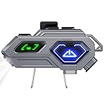 EDYELL C8 Pro Motorcycle Bluetooth Headset,LED Emergency Lights,HiFi Stereo Calls,Wireless 50MM Earphone Helmet Bluetooth,IPX6 Waterproof,Compatible with All Helmets- Amazon
