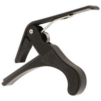 Juarez JRZ250 One Handed Trigger Guitar Metal Capo Quick Change For Ukulele, Electric And Acoustic Guitars, Black- Amazon