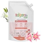 Koparo Liquid Detergent | 2 Litre | Top Load & Front Load Washing Machine Liquid Detergent | Organic Bio-Enzymes Laundry Detergent | Tough on Stains, Safe for Kids & Sensitive Skin | Lily & Vanilla- Amazon