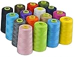 Diy Crafts 17850 3000 Yards Overlocking Sewing Machine Industrial Polyester Thread Metre Cones, Pack of 2 Cones (Purple)- Amazon