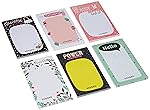 Solimo To Do List Planner – 6.5” x 3.5”, 50 Sheets Easy Tear Off Notepads, for Grocery, Shopping, Reminders, Checklist, Set of 6- Amazon