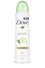 Dove Antiperspirant Cucumber & Green Tea Deodorant, 250ml | Long-Lasting Freshness & Gentle Skin Care For All-Day Protection- Amazon