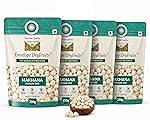 1 Kg Makhana | Pack Of 4 X 250g | Unpolished Hand-Picked Phool Makhana | Best For Fasting Vrat | Prasadam | Pesticide Free | Reuseable Zip Lock Pouch | Makhane | Foxnuts | Grocery | Staples | Snacks | Superfood- Amazon
