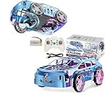 VikriDA 2-in-1 Land & Air RC Flying Car Toy, 2.4G Remote Control Drone Car with One-Key Takeoff & Landing, Dual Mode RC Vehicle for Kids Boys Girls – Multicolor- Amazon
