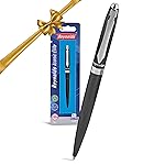 Reynolds Metal Pens (Iconic Elite Gun Metal) | Premium Pens For Gifting | Twist Pens For Personal & Professional Use | Stylish Gifts for Men & Women | Trim Ball Pens For Corporate Gifting | Blue Ink- Amazon