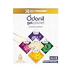 Odonil Gel Pocket – 50g (10g X5) | Pack of 5 Assorted Fragrances | Infused with Essential Oils | Germ Protection | Lasts Up to 30 Days | Air Freshener for Bathroom, Toilet, Home & Office.- Amazon