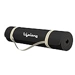 Lifelong LLYM94 Yoga mat for Women & Men EVA Material 6mm Anti-Slip Yoga-Mat with Strap for Gym Workout|Exercise Mat For Home Gym Workout and Yoga Exercise (6 Months Warranty) Black- Amazon